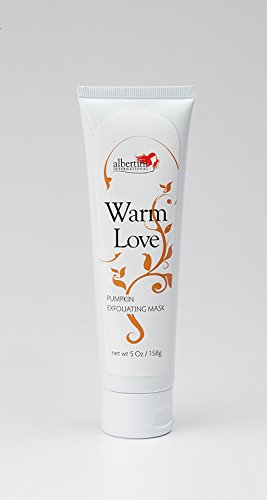 Pumpkin Exfoliating Facial Mask - Warm Love has pumpkin, papaya and pineapple enzymes 5 oz.