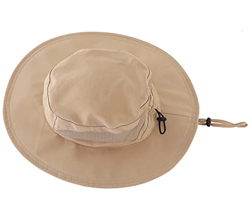 Connectyle Unisex Upf 50+ Protective Sun Hat For Baby Toddler Kids Outdoor Mesh Bucket Hat S Khaki #TOP1