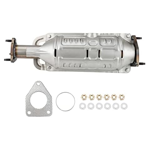 KAC Catalytic Converter Replacement Compatible with TSX 2.4L 2004 2005 2006 2007 2008, Catalyst 1 Pore, 16323, 18160RBBA00, 18160RBBG00, 18160RBBS00, 40607, 49026, Stainless Steel Catalytic Convert (E Cover