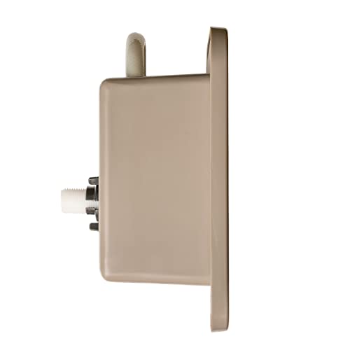 Toughgrade Rv Exterior Shower Box Kit Faucet Hose Camper Trailer | Cowboy Shower Kit | Tan #TOP4