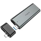 boitier externe ssd m2 pcie nvme Transfert USB 3.2 haute vitesse: le boîtier SSD MOGOOD utilise la norme USB 3.2 Gen2, offrant des vitesses de transfert de données allant jusqu'à 10 Gbps tout en conservant la rétrocompatibilité avec les normes USB 3.1/3.0. Remarque : pour atteindre des vitesses maximales de 10 Gbps, le port du périphérique hôte doit également prendre en charge 10 Gbps
