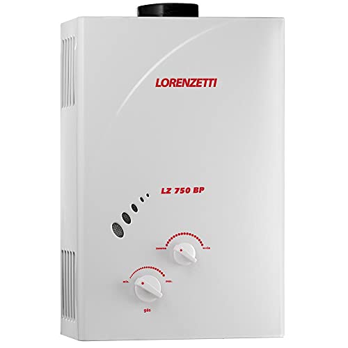 Aquecedor de Água a Gás Lz 750BP GLP 7, 0 L/Min, Exaustão Natural, Lorenzetti, 7412087