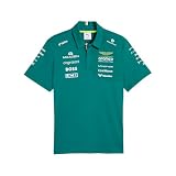 PUMA Mens X Aston Martin Aramco F1 X Replica Short Sleeve Shirt Casual Casual - Green - Size L