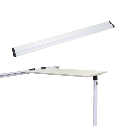 RV-Tischschiene, 500Mm RV-Tischführungsschiene aus Aluminiumlegierung für Wohnmobile Yachten, Wandmontierter RV-Tischständer, Kompatibel mit Lichtleisten, Tischbeine für Wohnmobile