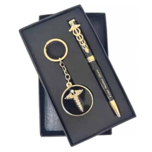 Image of ncgifts Personalized Doctor Metal Pen & Keychain With Name Engraved Customized Gift Combo For For Doctors, Surgeons, Medico, Dr. & Medical Students.Ideal Gift For Doctors