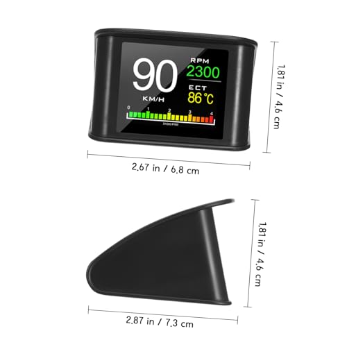 Hud Velocímetro Digital para Coche con Pantalla de Navegación GPS y Datos de Conducción 2