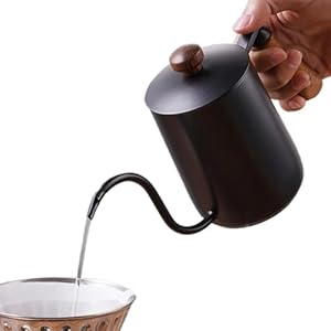 Vriusi Gooseneck Kaffeetropfkessel 600ml Edelstahl
