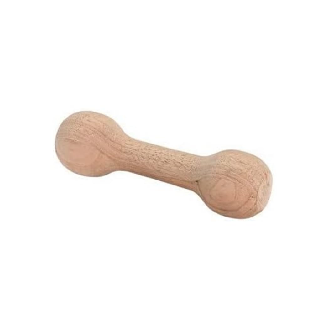 Kerbl Beige Round Wooden Toy For Dog