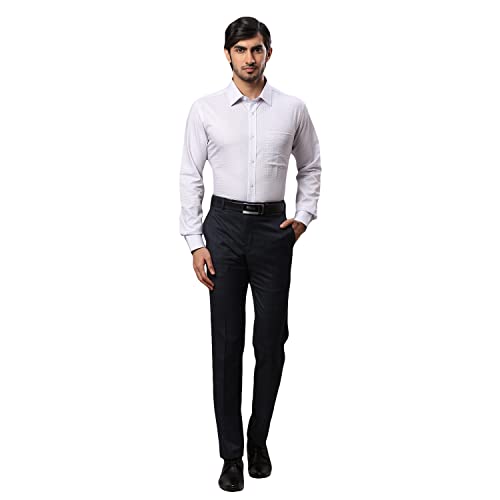 Image of Raymond Men's Cotton Checkered Slim Fit Shirt