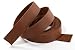 1" x 84" Brown Oil Tanned Leather Strip 5-6oz LeatherRush