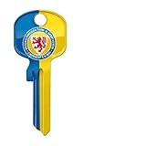  Basi und Möller Fanschlüssel Plus Rema Schlüsselschild zur Personalisierung (Schlüsselrohling: U-15D, Eintracht Braunschweig Motiv2)