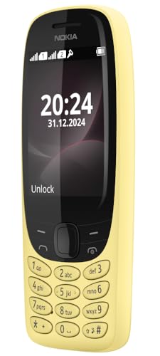 Image of Nokia 6310 Dual SIM Keypad Phone with a 2.8 inch Screen, Wireless FM Radio and Rear Camera with Flash | 1 Year Replacement Guarantee | Yellow