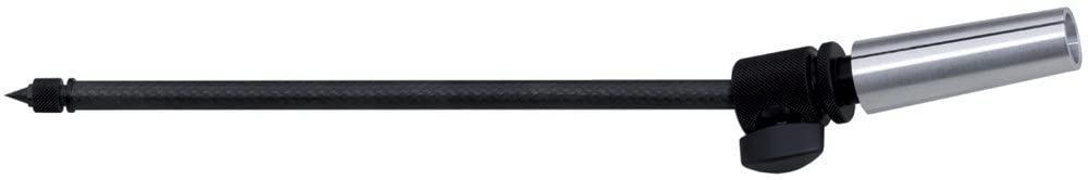 Stahlhammer Cellostachel Carbon Fiber, Knickstachel, Lang 30cm bis 52cm, Stab Ø 11 mm, schwarz