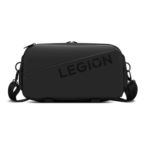 Image of Lenovo Legion Sling Bag, Carrying Case for Legion Go Gaming Console, Waterproof, Black
