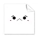 Lovely Face Unhappy Expression Cleaning Cloth Phone Screen Glasses Cleaner 5pcs