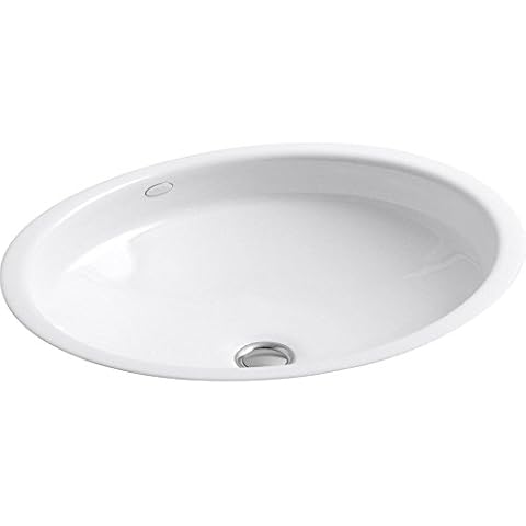 KOHLER K-2874-0 Canvas Cast Iron Bathroom Sink Cover