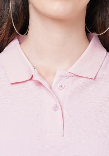 Image of Wear Your Opinion Womens Polo Collar Neck T-Shirt Top (Design: Solid)