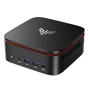 NiPoGi Essenx E1 Mini PC AMD Ryzen 3250U W-11 Pro(2C/4T, bis zu 3,5 GHz) 8GB DDR4 RAM+256GB SSD, 4K@60Hz Dual Display HDMI 2.0+DP 1.4/Wi-Fi 5/BT 4.2/LAN, Desktop-PC für Büro/Bildung