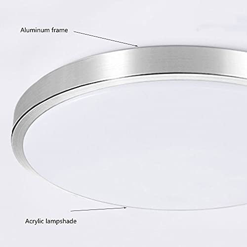 Plafonnier aluminium tricolore 24W : la solution idéale pour plafond bas - 4