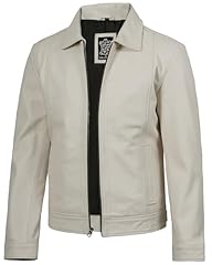 Wiiick - Off White Leather Jacket