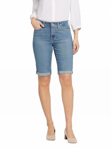 NYDJ Womens's Briella Shorts, Heyburn Wash, 10