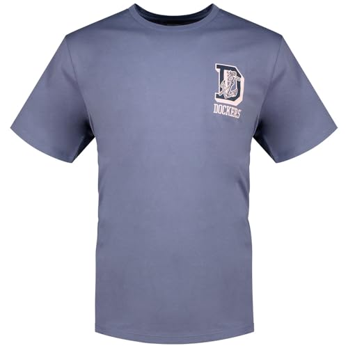 Dockers Graphic Tee t-shirt homme anti-déformation en coton épais pour en finir avec les cols détendus