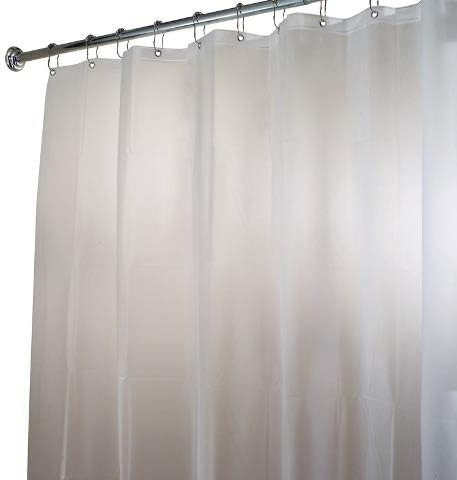 Homestyle 15362 Frosted Solid Shower Curtain- Pack of 4