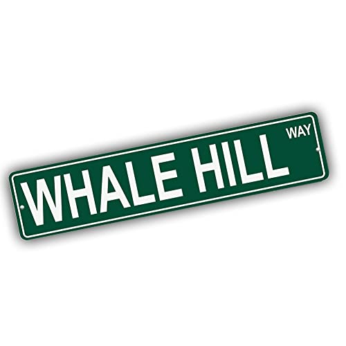 Brotherhood Aluminum Street Sign for Whale Hill - Colorado Man Cave Decor