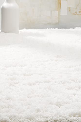 Tapete SAFAVIEH Polar Shag 91x152 cm Blanco Pelo 3 pulg