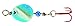 Lindy 360 Jig - 1/4 oz - Techniglow Blue