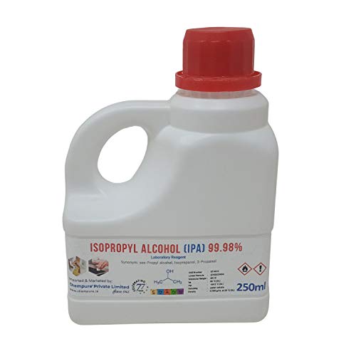 Image of Chempure ISOPROPYL ALCOHOL [IPA] 99.98% Pure (CH3)2CHOH CAS: 67-63-0 (250 ml)