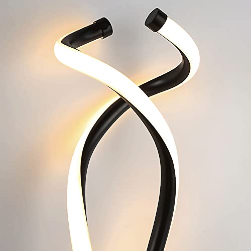 Lámpara de pared en espiral ultrafina para iluminación decorativa moderna 7