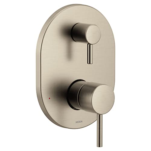 Moen Align Brushed Nickel M-CORE 3-Series 2-Handle Shower Faucet Trim, Valve Required, UT3290BN