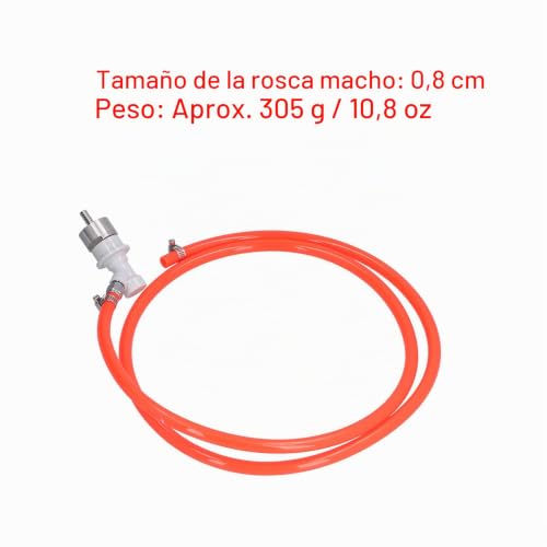Miniatura 4 de Conjunto De Línea De Bloqueo De Bola, 1,7 M Conjunto De Línea De Cerveza De Bloqueo De Bola Con Tapa De Carbonatación De 5 16 Pulgadas Accesorios De Barril De Cerveza Para Sistema De Elaboración De Ce