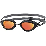 Zoggs Predator Schwimmbrille für Erwachsene, UV-Schutz, verstellbare Komfort-Brillengurte, beschlagfreie Schwimmbrille, Goggles für Erwachsene, Ultra-Fit-Dichtung