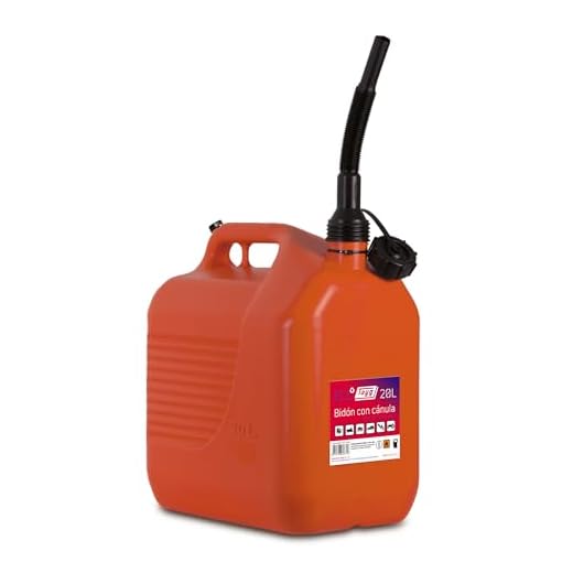 Tayg 603358 20 litros cánula, Naranja, Bidón 20L