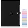 SKYDUE 7 Pockets Expanding File Folder & 5 Pockets Expanding File Folder Black