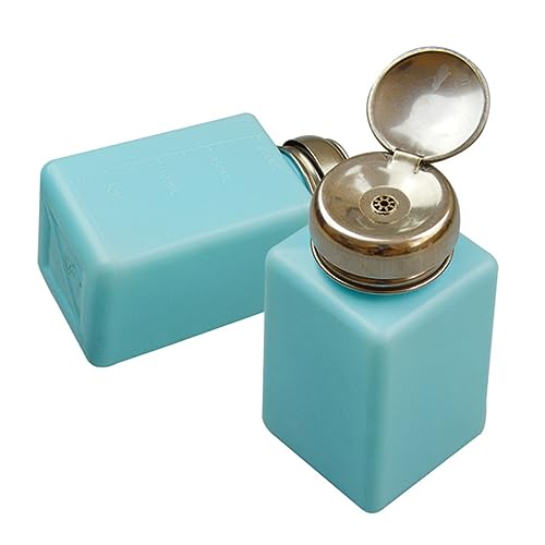 PACKOVE Bote Bomba para Uñas Antiestático Humedad Diseño Especial No Volátil Reciclable Acero Inoxidable Fácil De Limpiar