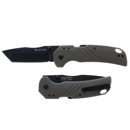 Cold Steel CS-FL-30DPLT-BFZ: 3" Engage 4116Ss / 3" Tanto Point Blade / 2.4Mm Thick, Flat Dark Earth image 2