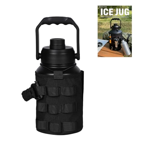 RiveRock(リバロック) アイスジャグ アイスコンテナ 大容量 ボトル キャンプ アウトドア アイスタンク 保冷 保温 真空断熱 大型 1.9l 3.8l (ハーフガロン)