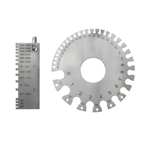 Yuntop 206090 Doppeltes Metall-Dickenmessgerät