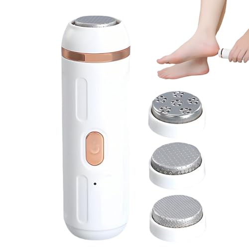 Quitacallos de pedicura eléctrico - Archivo de pie recargable para piel lisa | Velocidad ajustable portátil Remover la piel dura para el cuidado de los pies