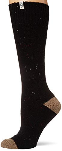 UGG Women's Beatrice Boot Sock, black Heather, O/S