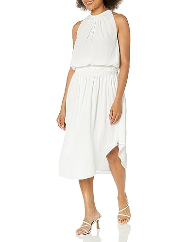 Image of Ramy Brook Womens Audrey High Neck Midi DressCasual Dress