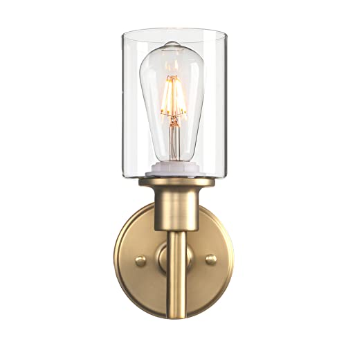 Phansthy Industrial Wall Sconce Antique Bronze Single Sconce Bathroom Light Fixture With 3.94 Inches Handmade Light Shade (Antique Bronze) #TOP5