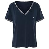 Joop! Shirt mit V-Ausschnitt, Midnight, M