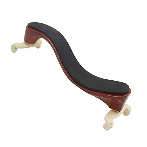 summina Epaulière pour Violon, Repose-épaules pour violon en bois d'érable pour violon 3/4 4/4 avec chiffon de nettoyage Cover