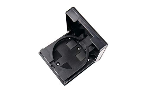 Portavasos Ajustable Plegable para Vehículos Negro miniatura 6