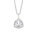 Produktbild s.Oliver Damen-Kette mit Anhänger Swarovski Elements Edelstahl Kristall weiß 77 cm - 567282