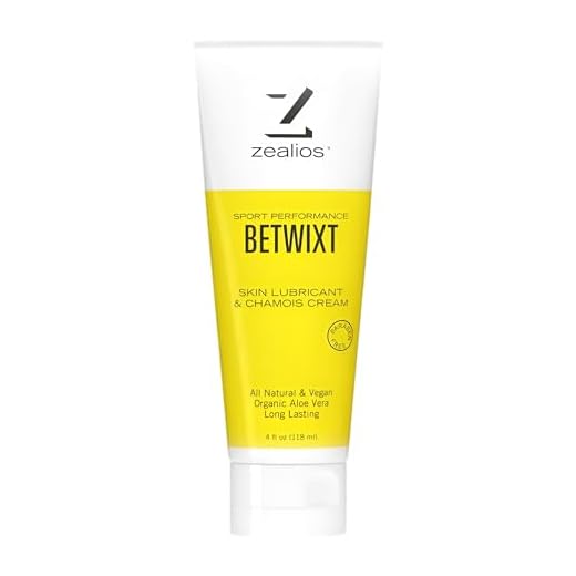 Betwixt Chamois Cream & Anti Chafing Lubricant by Zealios - for Inner Thighs, Saddle Sores, Rubbing, Burning Thigh Friction for Triathletes, Cyclists, & Runners - 4 oz